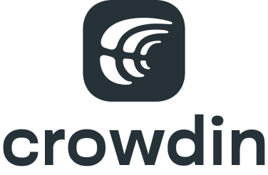 Gestapeltes Crowdin-Logo